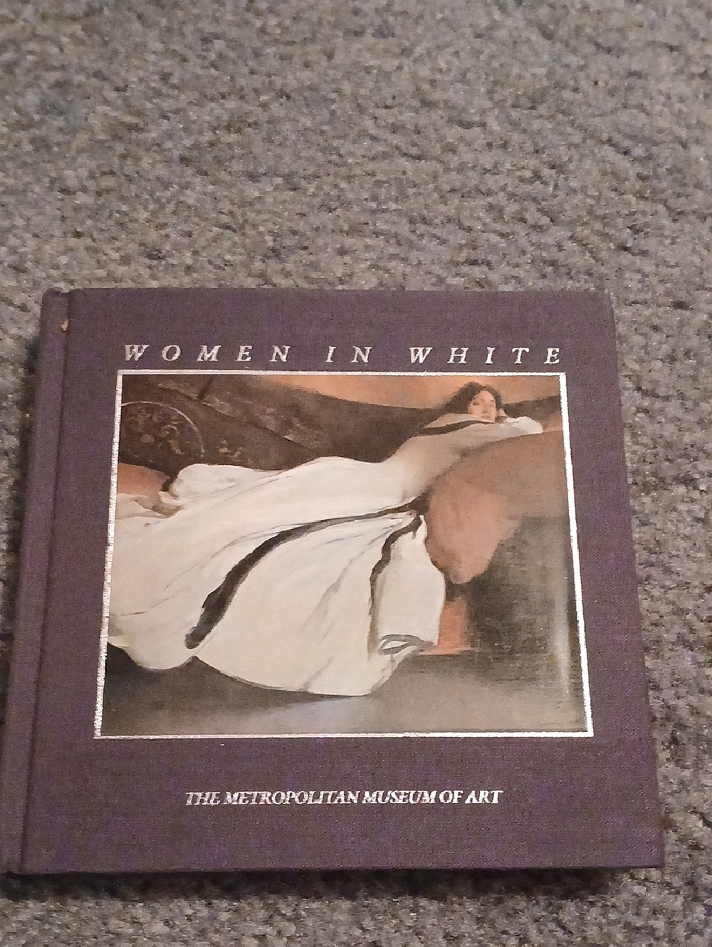 Women in White Hardcover Art Book - Purple Cover